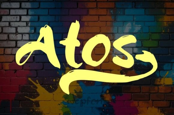 Atos: The Vibrant Script Font for Urban Branding