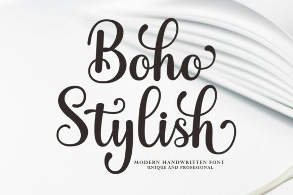 Boho Stylish: A Modern Handwritten Font with Elegance