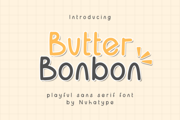 Butter Bonbon: Elegantly Minimalist Sans Serif Font