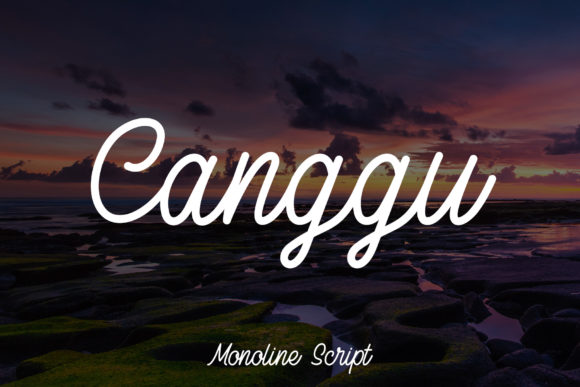 Canggu: A Handwritten Font for Modern Design