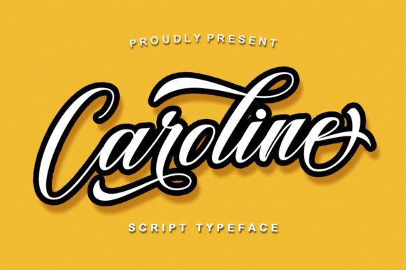 Caroline Font: A Retro Typeface for Timeless Design