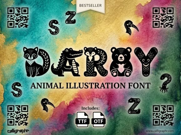 Darby: The Folk Art Display Typeface with Timeless Charm