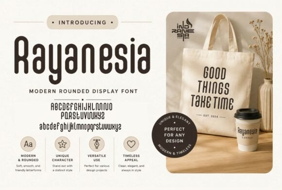 Discover Rayanesia: A Font for Modern Elegance
