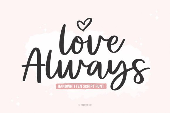Discover the Flowing Elegance of the Love Always Script Font