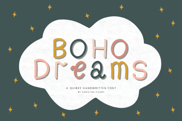 Discover the Sweet, Clean Charm of the Boho Dreams Typeface