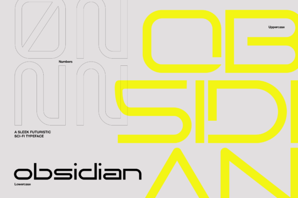 Obsidian: The Modern Typeface for Bold Design