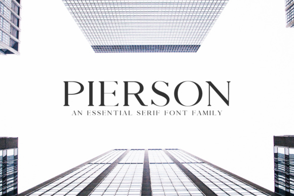 Pierson: An Essential Serif Font for Modern Design