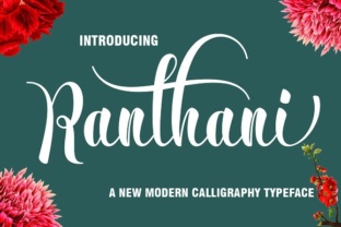 Ranthani: A Handwritten Calligraphy Font for Expressive Design